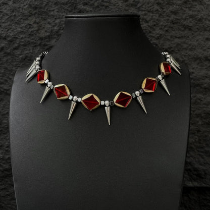 Gothic Ruby Choker